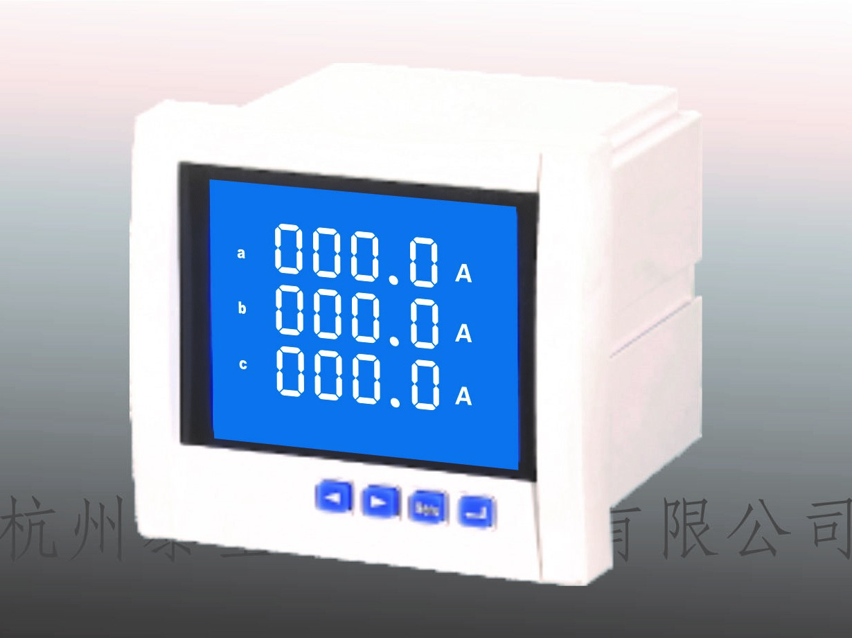 三相液晶电流表